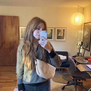 Madewell (Re)sourced Sherpa Mini Sling Bag